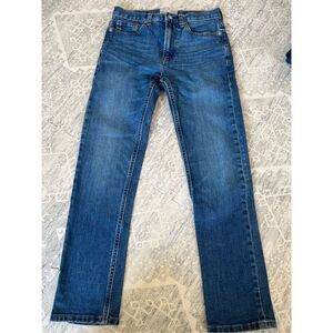Everlane Womens Denim Light Wash Mid-Rise Straight Leg Jeans Blue Size 24